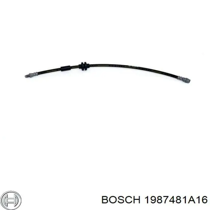 Купити 1987481A16 Bosch Шланг гальмівний задній
