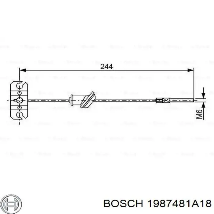 MN102554 Mitsubishi Шланг гальмівний задній