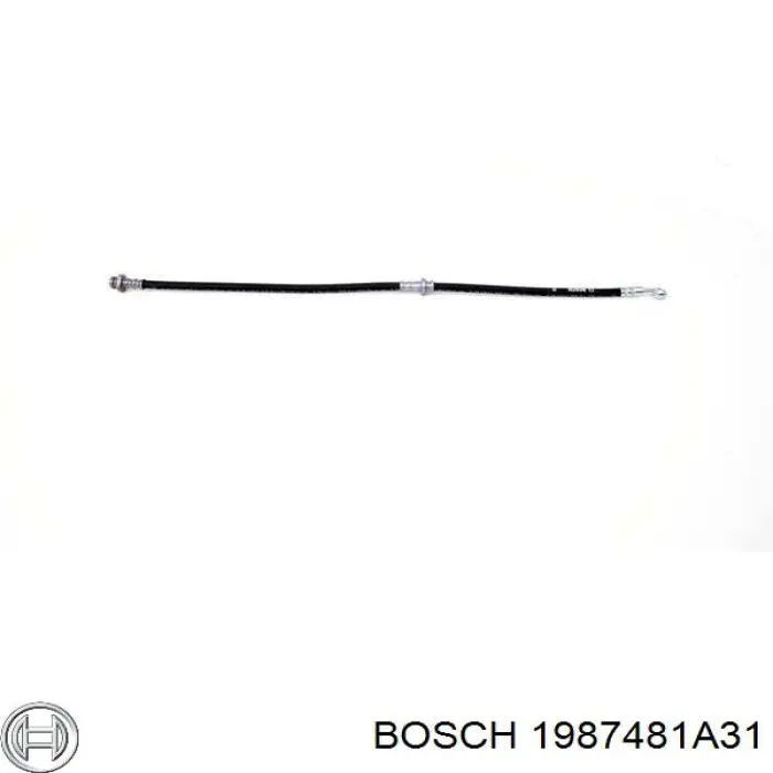Шланг гальмівний передній, лівий 1987481A31 Bosch