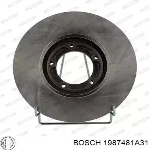 Купити 1987481A31 Bosch Шланг гальмівний передній, лівий