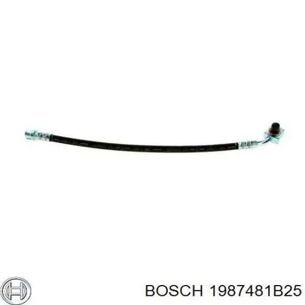Купити 1987481B25 Bosch Шланг гальмівний передній, правий