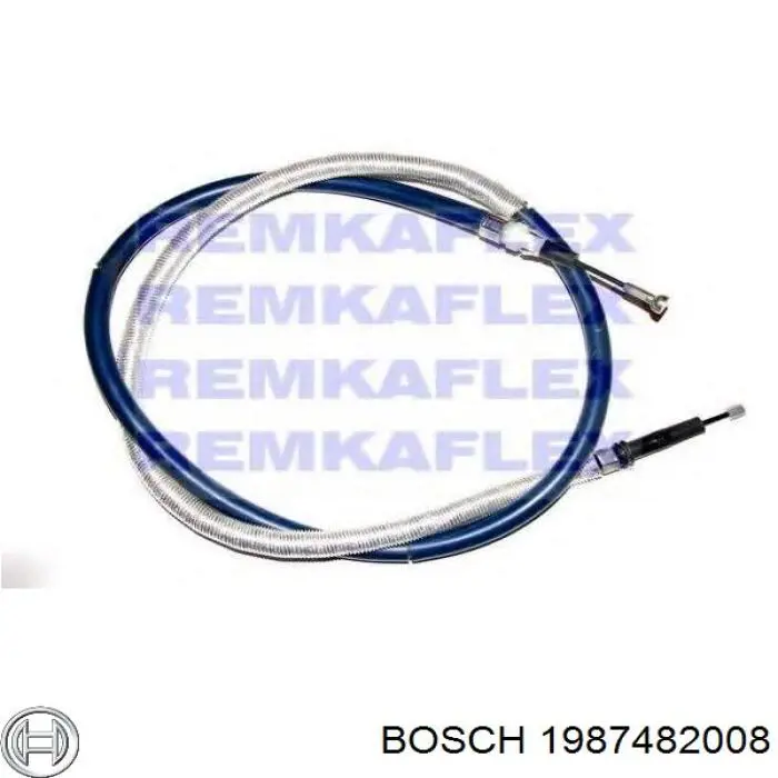 Трос ручного гальма задній, правий/лівий Bosch 1987482008 ціна, від 18.50 USD