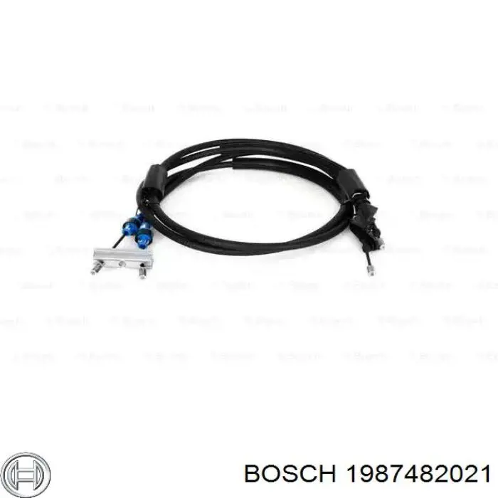 Купити 1987482021 Bosch Трос ручного гальма задній, правий/лівий