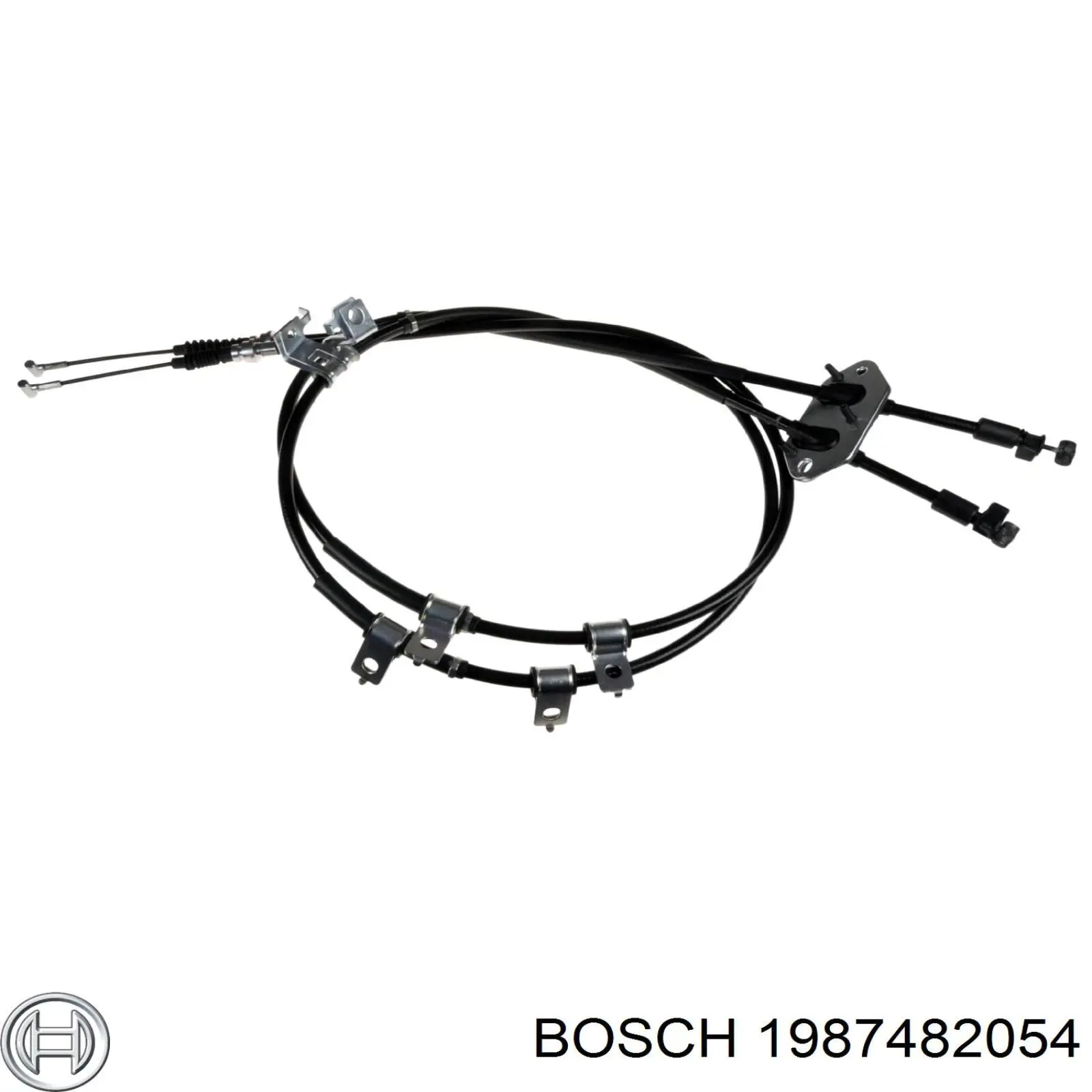 1987482054 Bosch Трос ручного гальма задній, правий/лівий