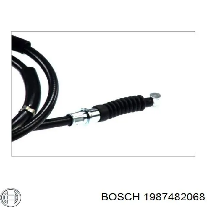 Купити 1987482068 Bosch Трос ручного гальма задній, лівий