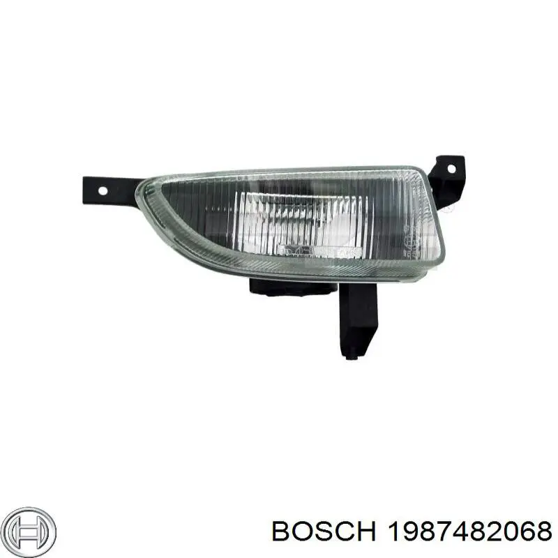 Трос ручного гальма задній, лівий Bosch 1987482068