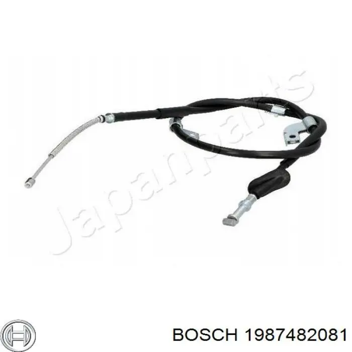 Трос стоянкового гальма задній лівий Bosch 1987482081 ціна, від 18.17 USD