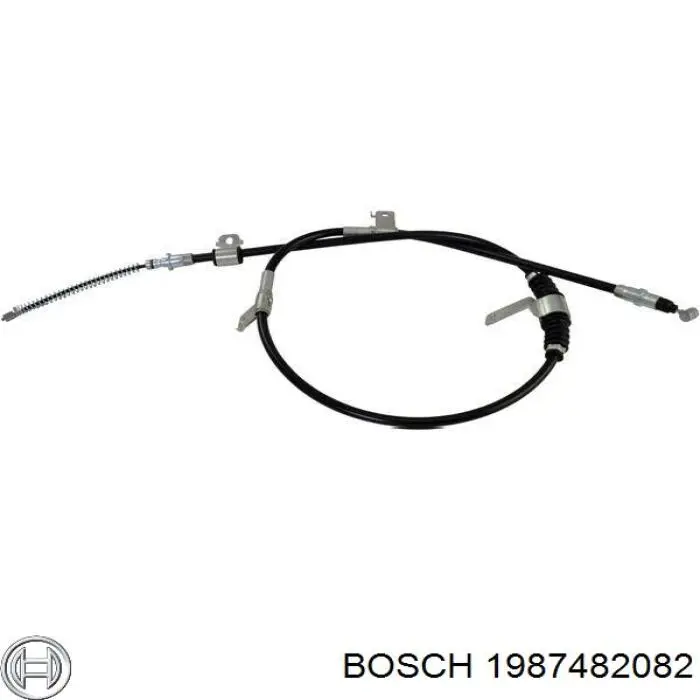 1987482082 Bosch Трос ручного гальма задній, лівий