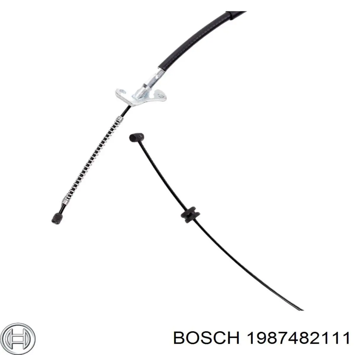 Трос ручного гальма задній, лівий 1987482111 Bosch