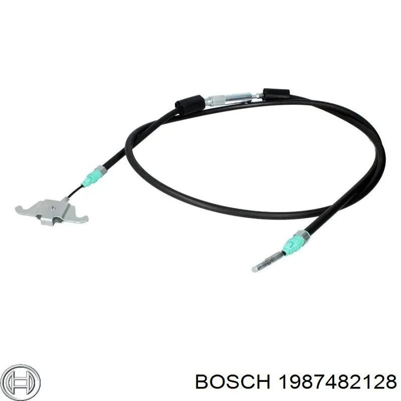 Купити 1987482128 Bosch Трос ручного гальма передній