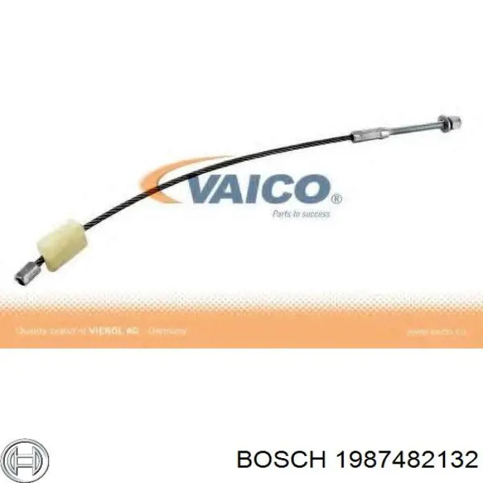 Трос ручного гальма передній 1987482132 Bosch