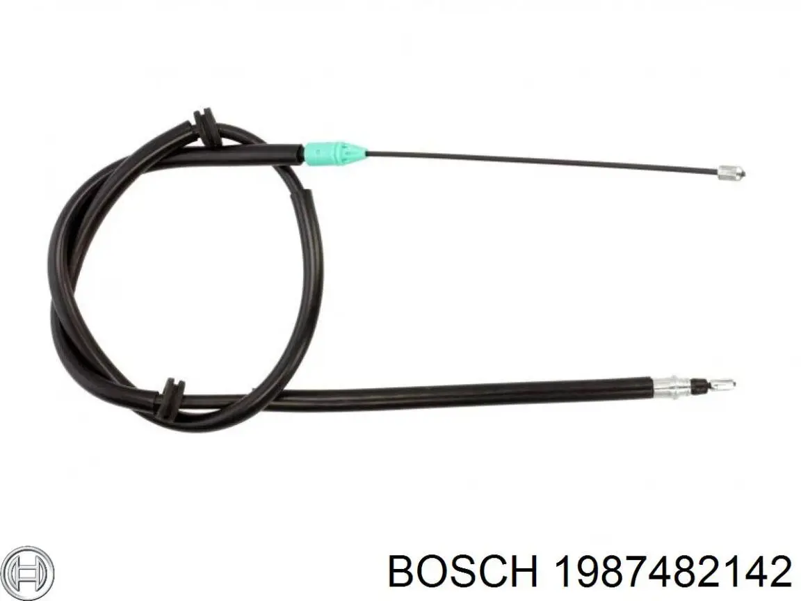 Трос стоянкового гальма задній лівий Bosch 1987482142 ціна, від 14.80 USD