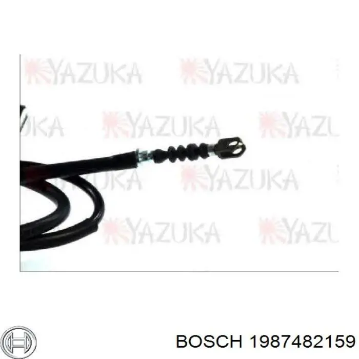 Трос стоянкового гальма задній правий Bosch 1987482159 ціна, від 20.27 USD