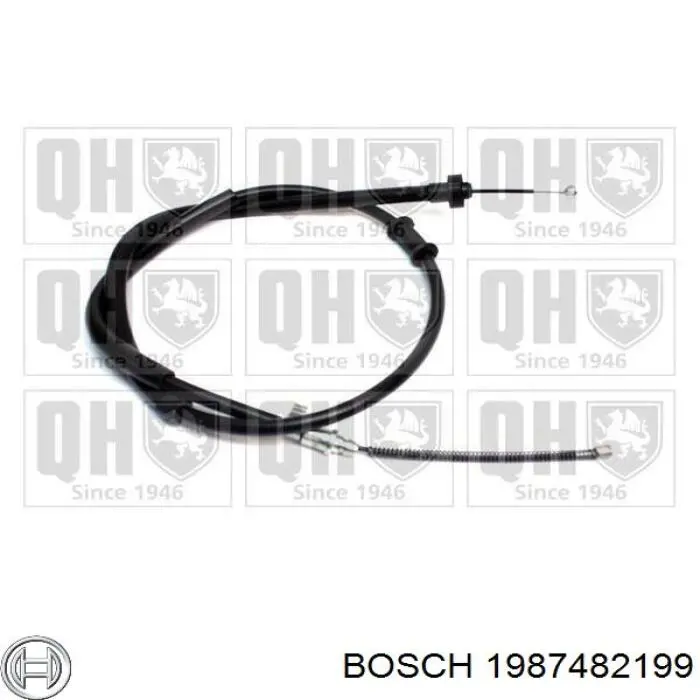 Купити 320684 Maxgear Трос ручного гальма задній, правий