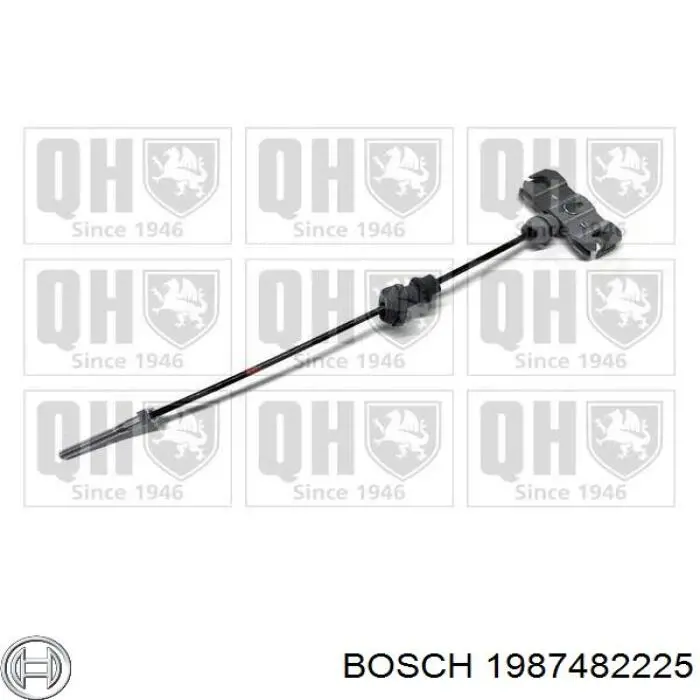 1987482225 Bosch Трос ручного гальма передній