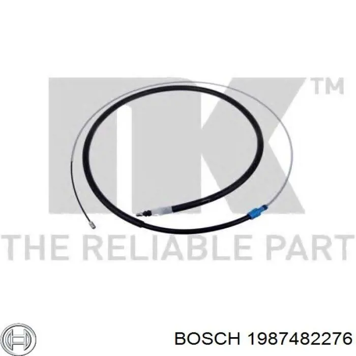 Трос ручного гальма задній, правий/лівий Bosch 1987482276 ціна, від 12.47 USD
