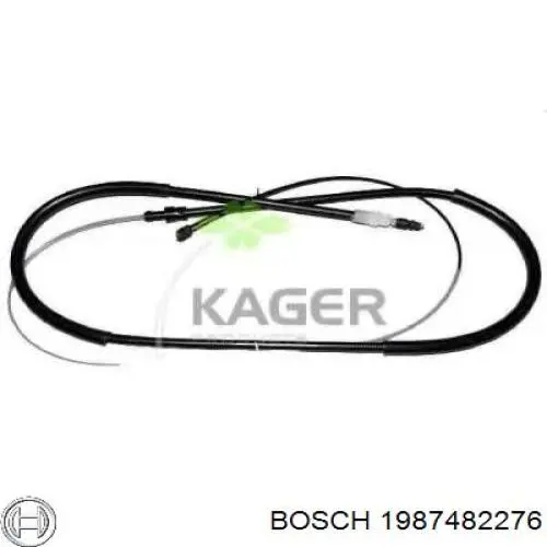 Купити 1987482276 Bosch Трос ручного гальма задній, правий/лівий