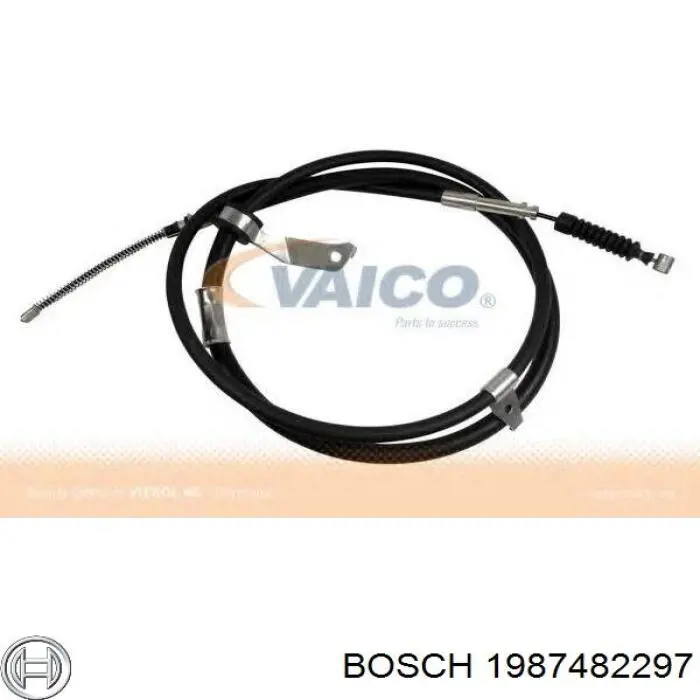 1987482297 Bosch Трос стоянкового гальма задній правий