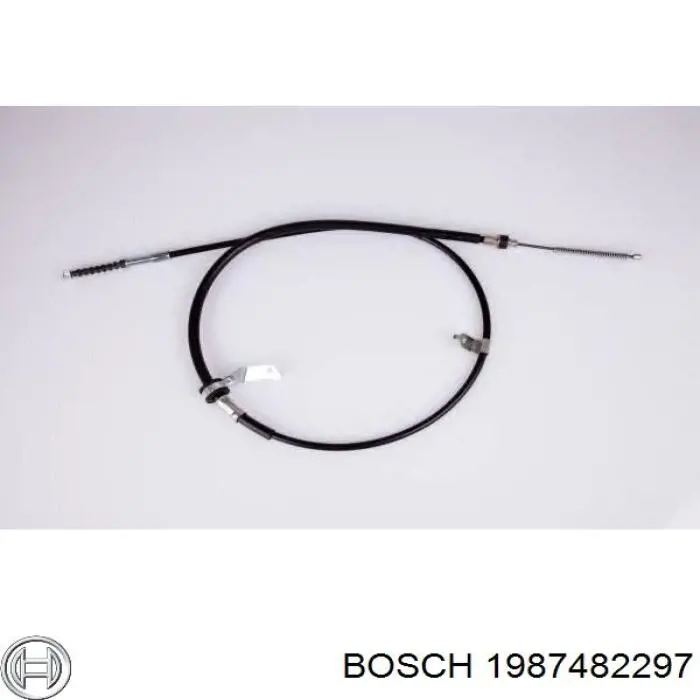 Трос ручного гальма задній, правий Bosch 1987482297 ціна, від 25.34 USD