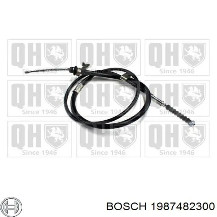 1987482300 Bosch Трос ручника задній лівий