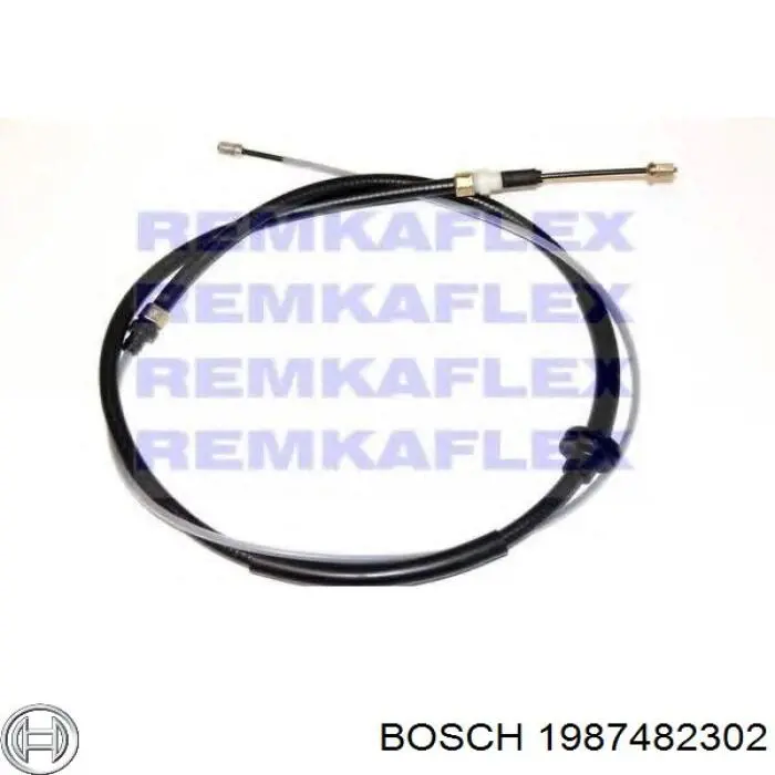 Трос ручного гальма задній, правий/лівий Bosch 1987482302 ціна, від 19.71 USD