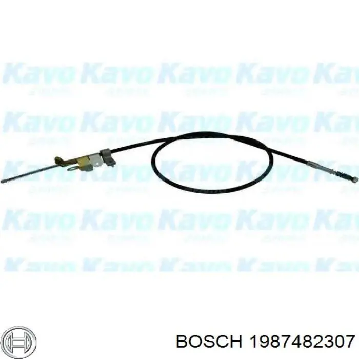 Трос ручного гальма задній, лівий 1987482307 Bosch
