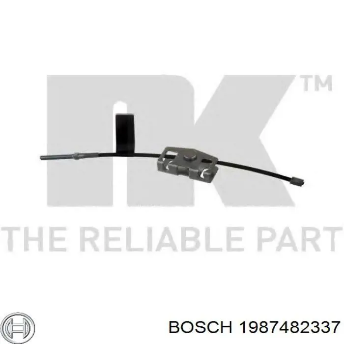 Трос ручного гальма передній 1987482337 Bosch