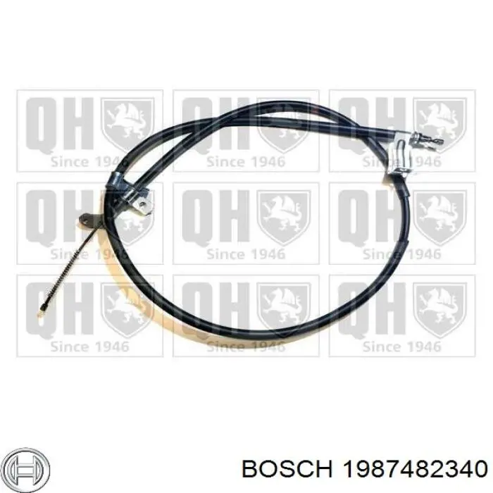 1987482340 Bosch Трос ручника задній лівий