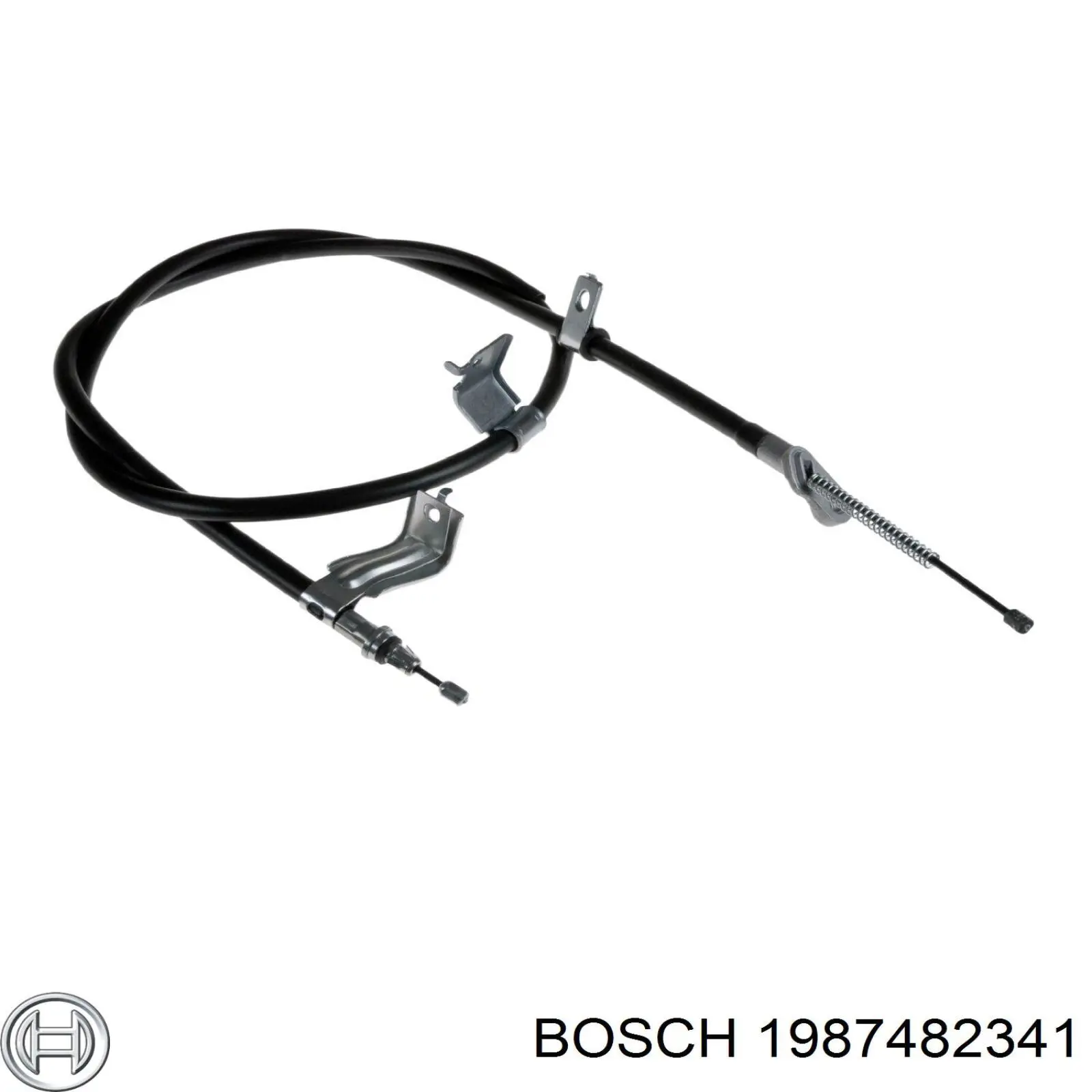 Купити 1987482341 Bosch Трос ручного гальма задній, правий