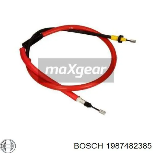1987482385 Bosch Трос ручного гальма задній, лівий