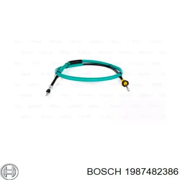Трос ручника задній правий Bosch 1987482386