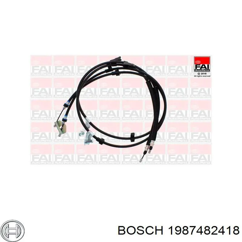 Гальмо стоянкове Bosch 1987482418