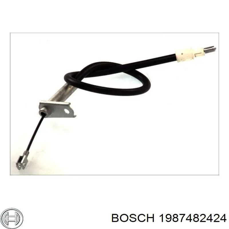 Трос ручного гальма задній, правий 1987482424 Bosch