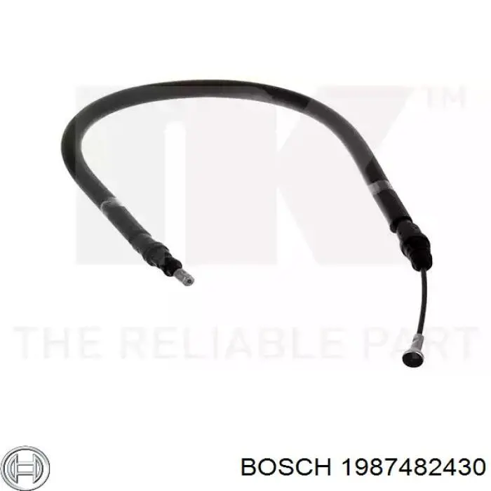 Купити 1987482430 Bosch Трос ручного гальма задній, лівий