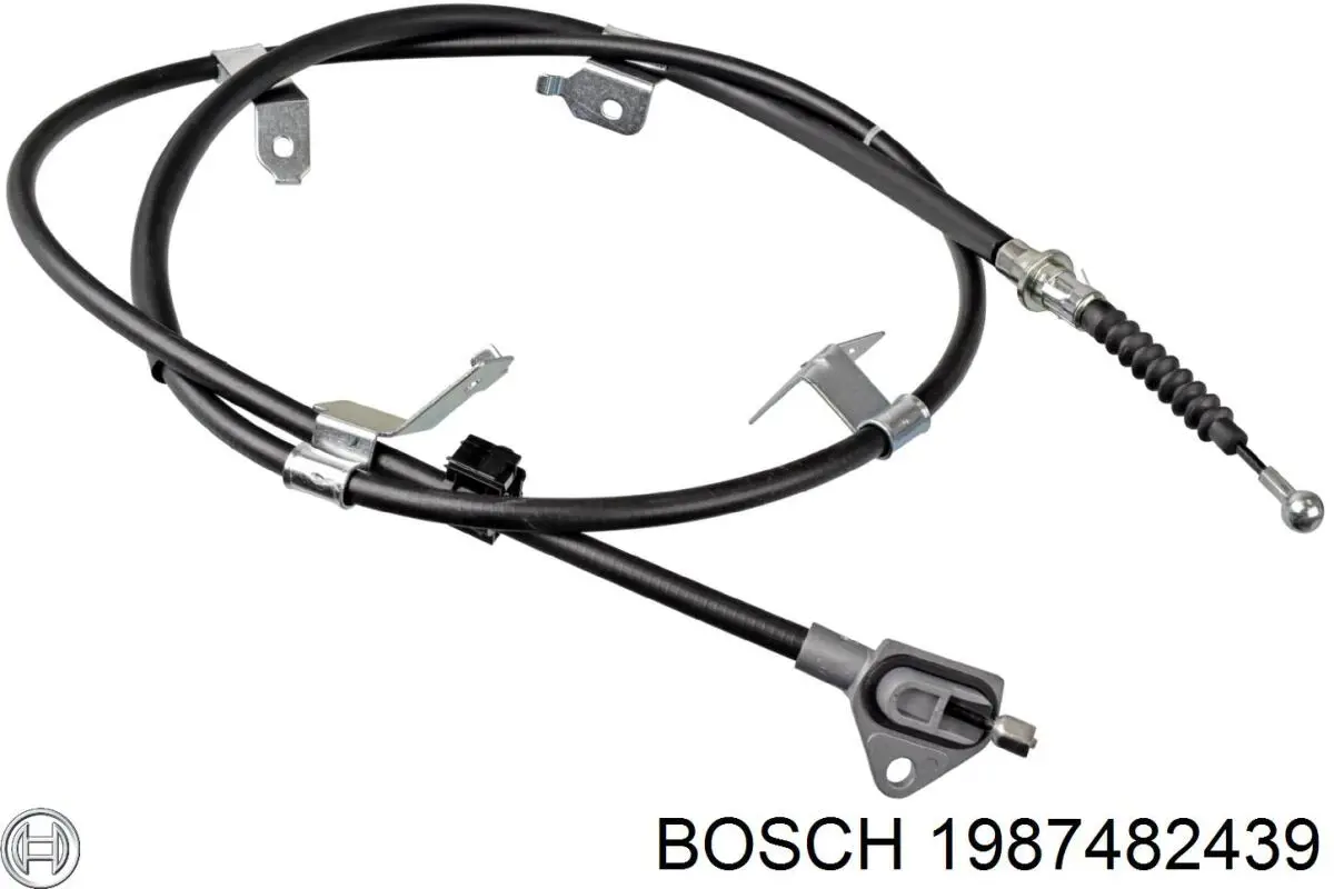 1987482439 Bosch Трос ручного гальма задній, лівий