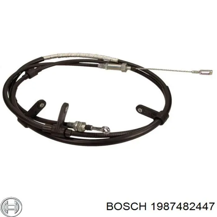 1987482447 Bosch трос ручного гальма передній