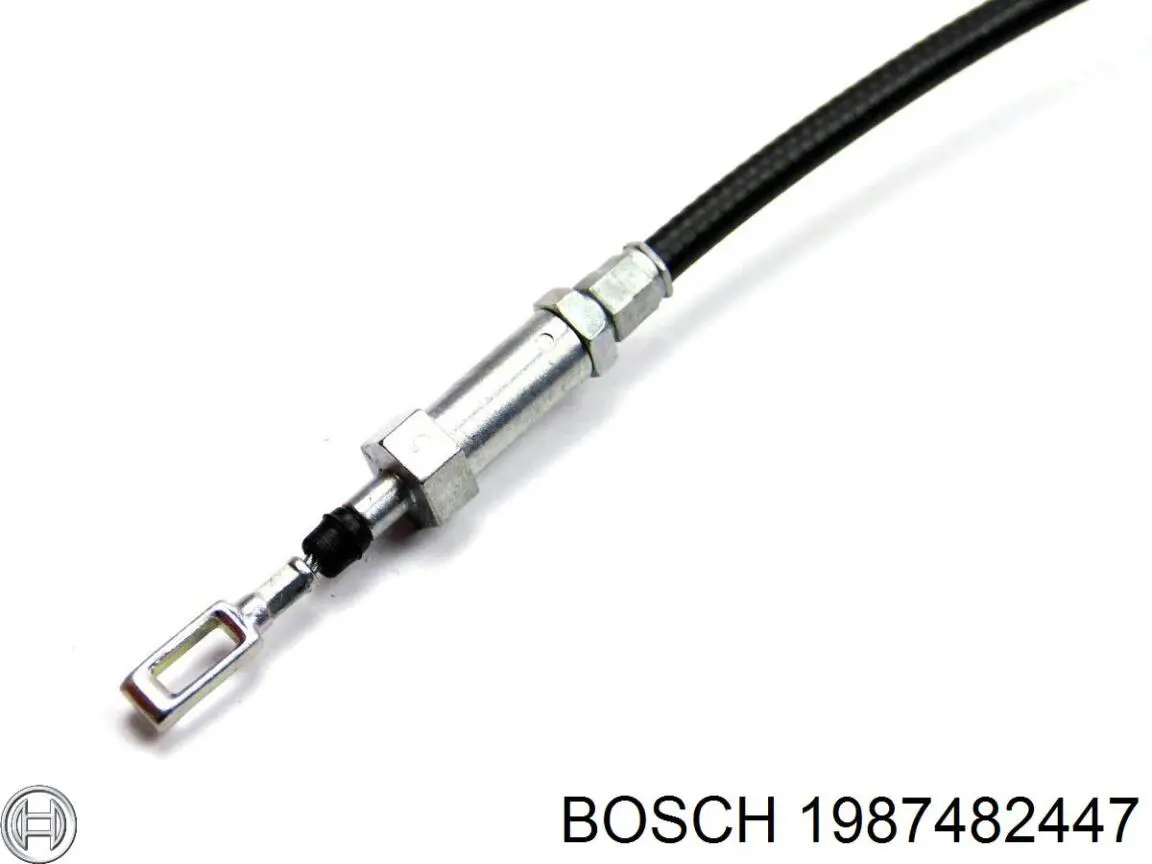 Трос стоянкового гальма передній Bosch 1987482447 ціна, від 1273.51 UAH