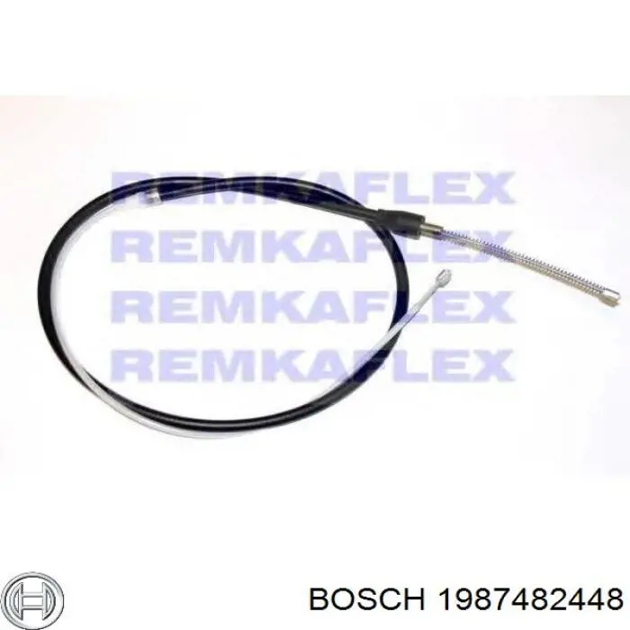 Трос ручного гальма задній, правий/лівий Bosch 1987482448 ціна, від 12.73 USD