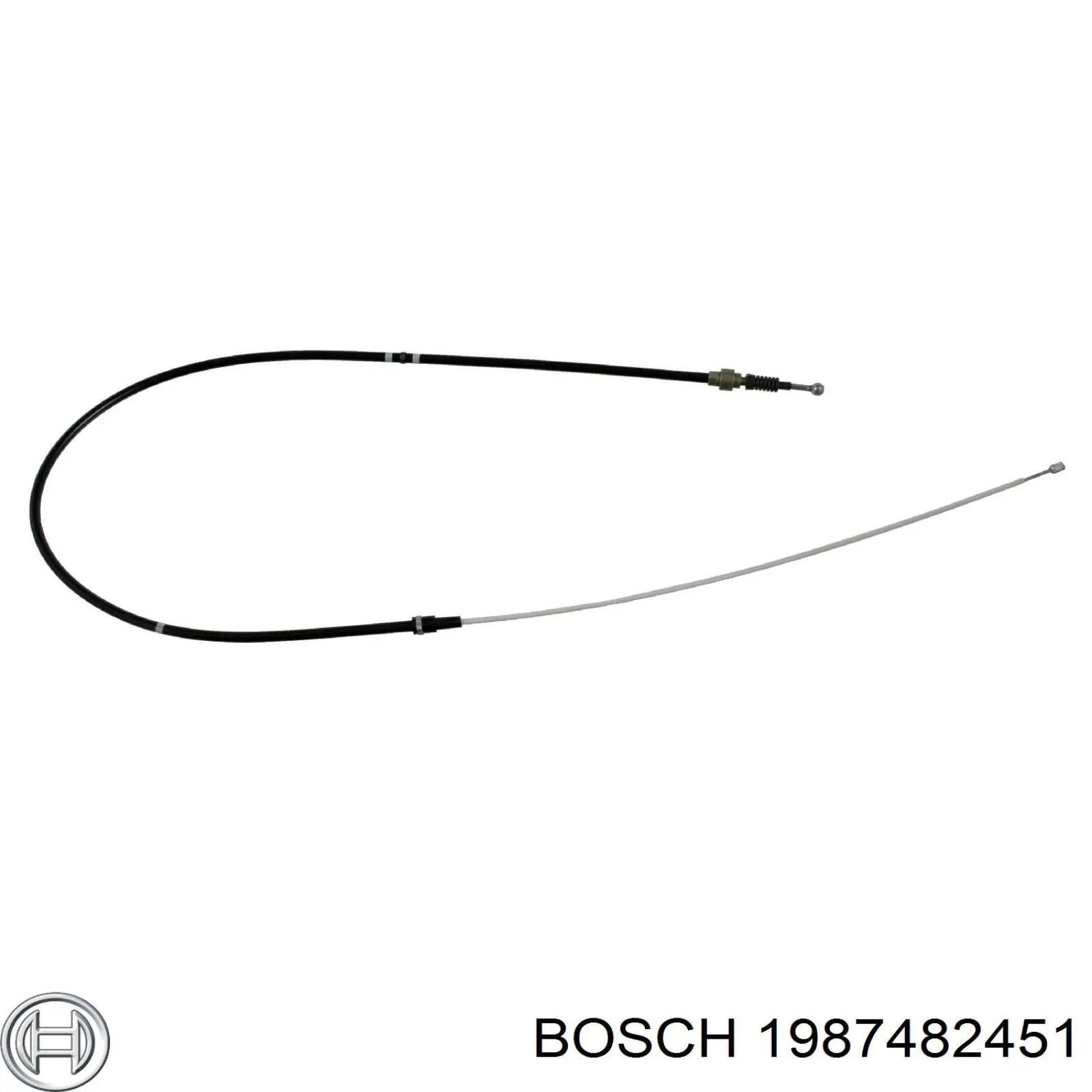 Трос ручного гальма задній, правий/лівий 1987482451 Bosch