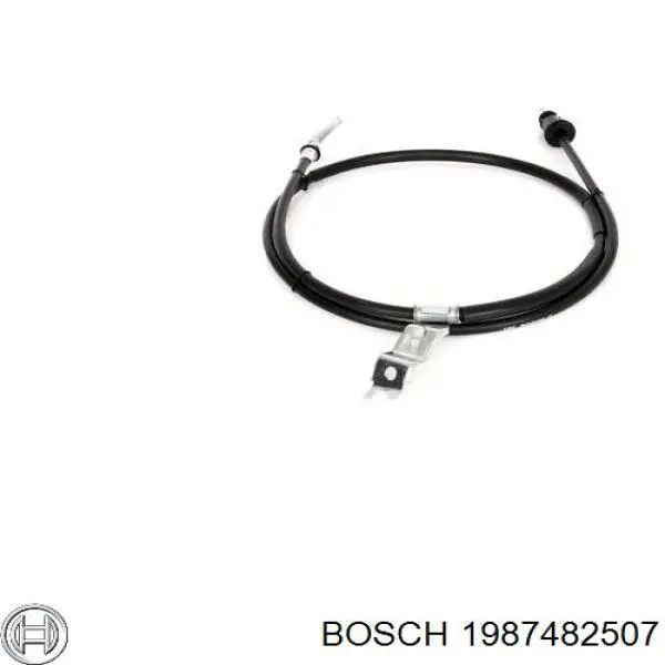 1987482507 Bosch Трос ручника задній лівий