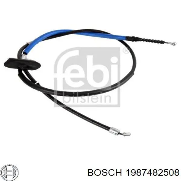 Трос ручного гальма задній, правий 1987482508 Bosch