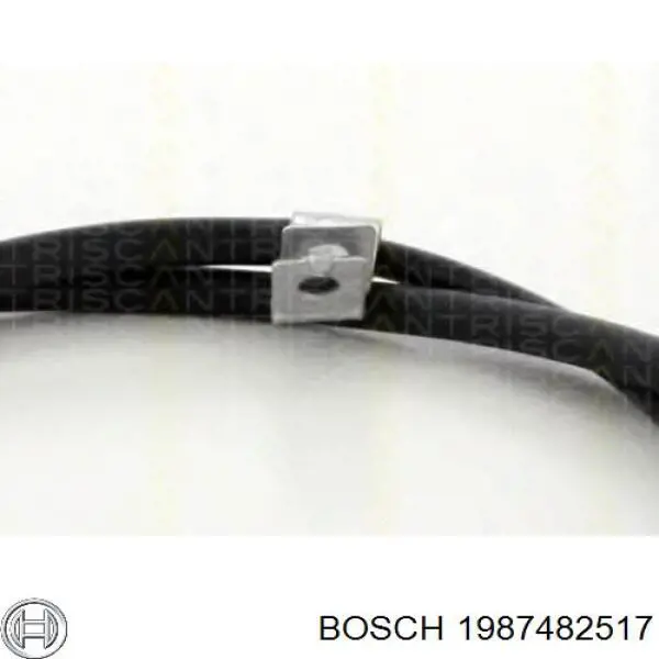 Купити 1987482517 Bosch Трос ручного гальма задній, лівий