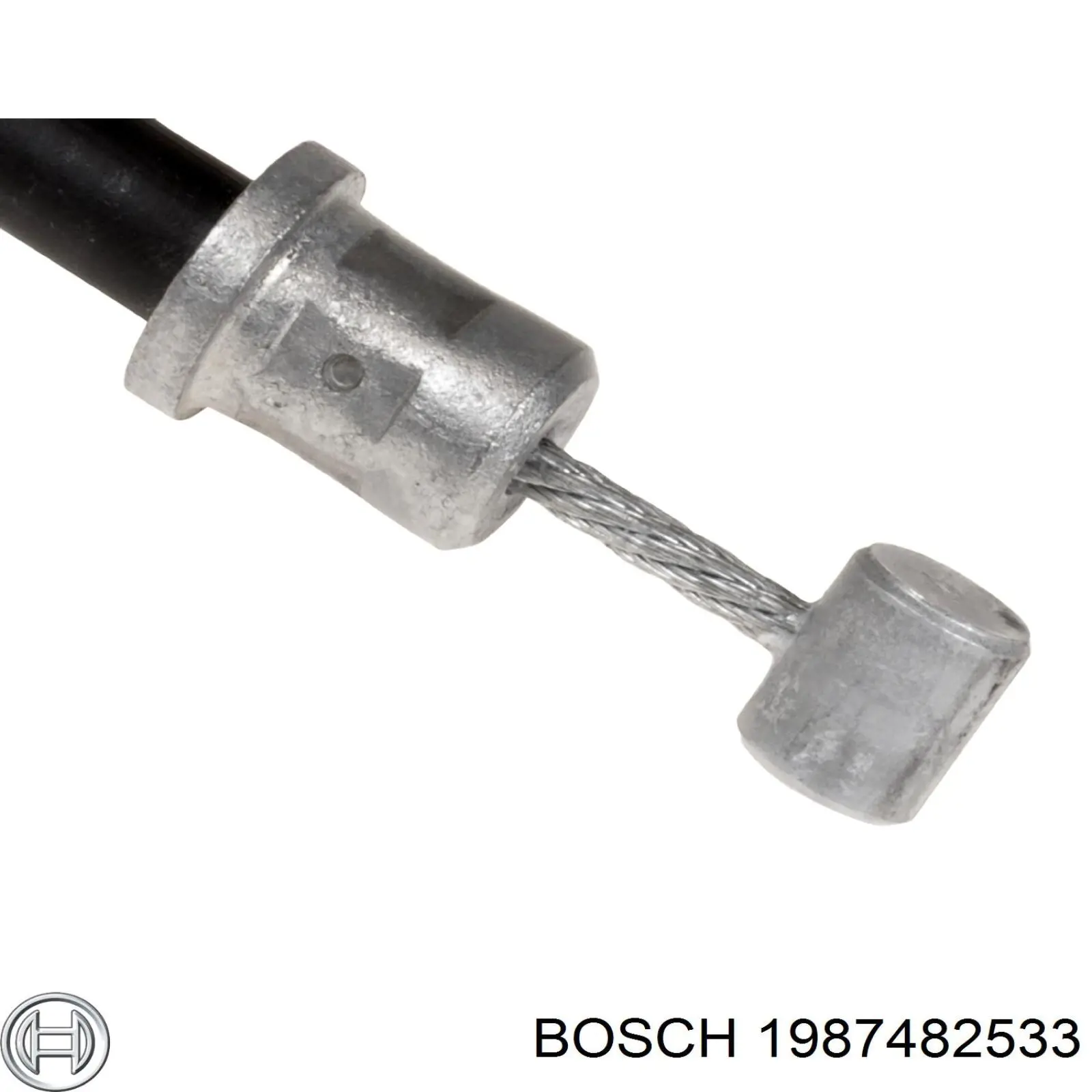 1987482533 Bosch трос ручного гальма задній, лівий