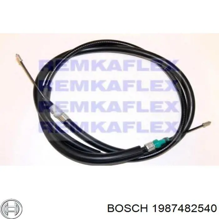 1987482540 Bosch Трос ручника задній лівий
