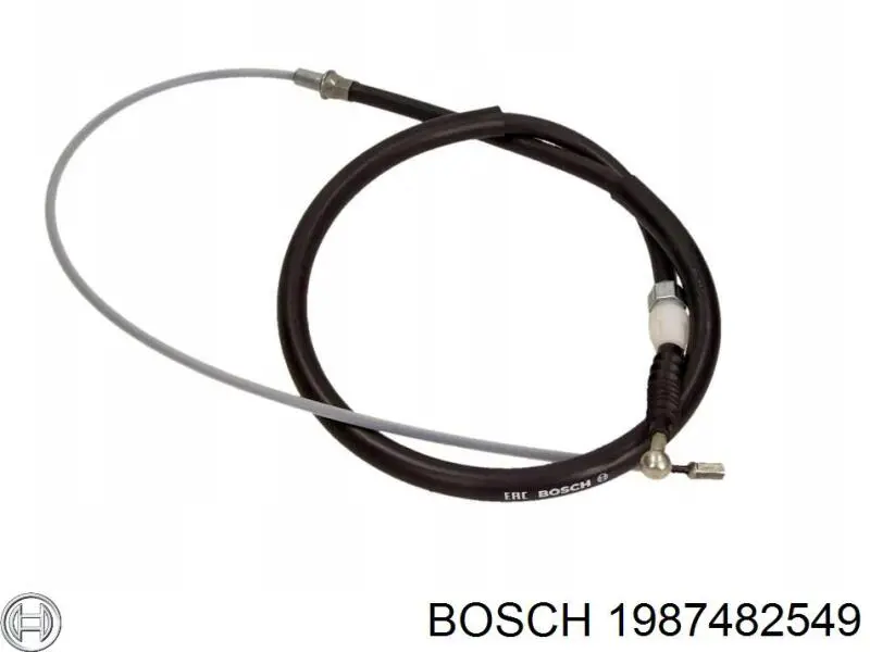 Трос ручного гальма задній, правий/лівий 1987482549 Bosch