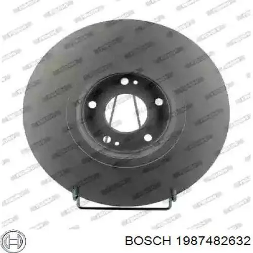 Трос ручного гальма передній 1987482632 Bosch