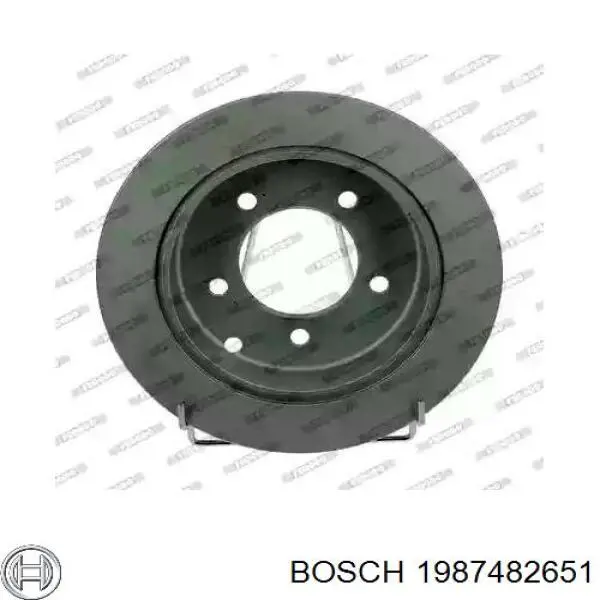 Купити 1987482651 Bosch Трос ручного гальма задній, правий