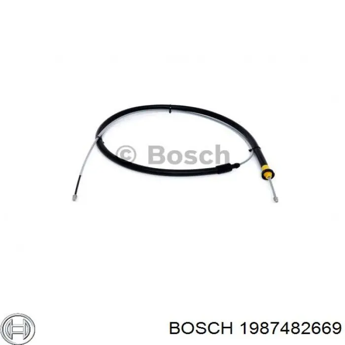 Купити 1987482669 Bosch Трос ручного гальма задній, правий/лівий