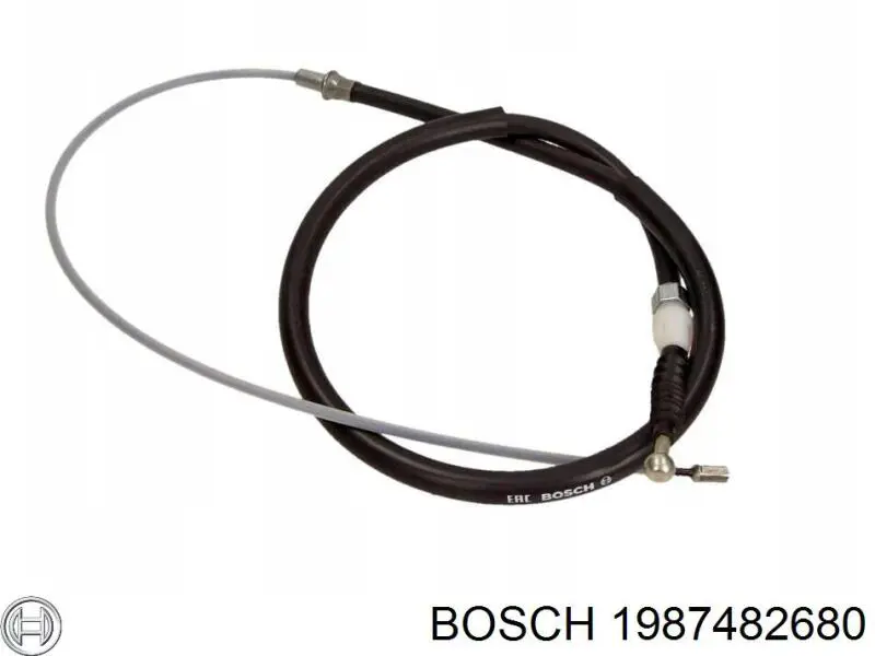 1987482680 Bosch трос ручного гальма задній, лівий