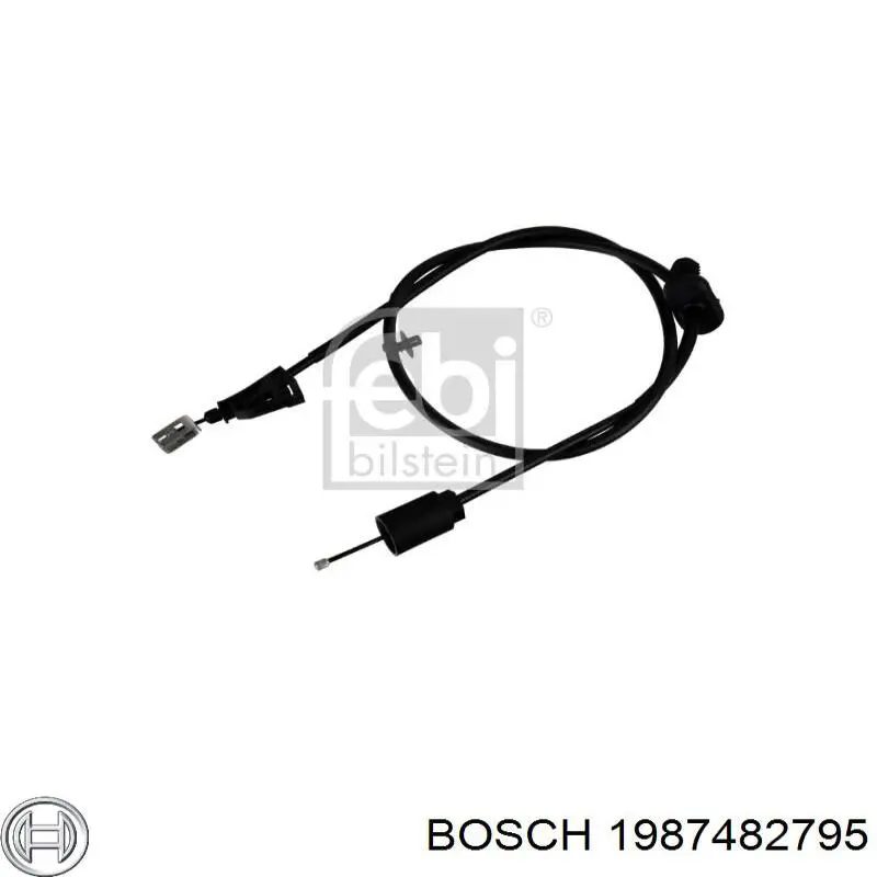 Купити 1987482795 Bosch Трос ручного гальма передній